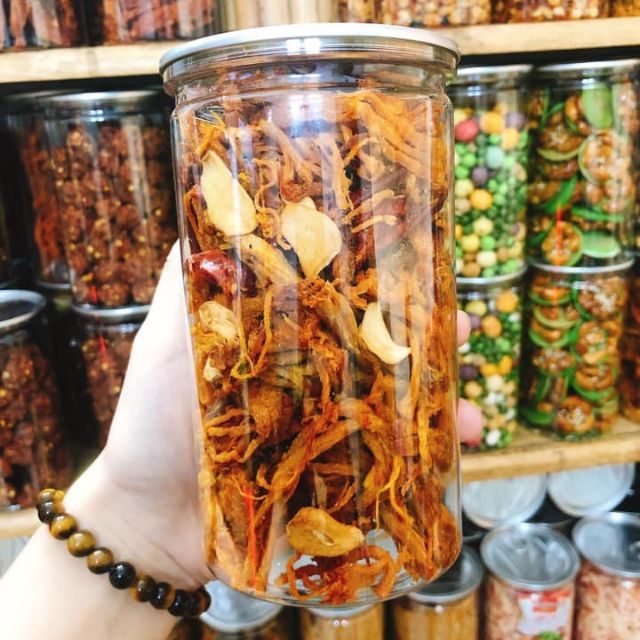 Khô Heo Cháy Tỏi  Loại 1 Đậm Vị Thơm Ngon Ăn Là Mê Thích hợp cho các cuộc tụ họp bạn bè, ăn vặt cho mọi giới trẻ