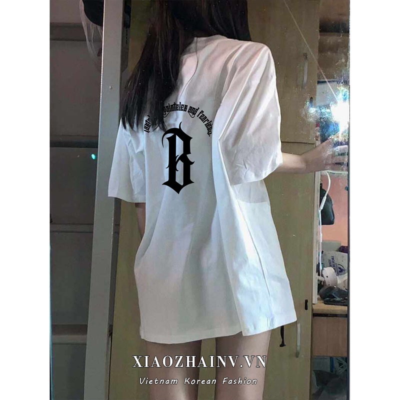 Áo thun Xiaozhainv tay ngắn dáng rộng phong cách hip hop thời trang mùa hè cho nữ | BigBuy360 - bigbuy360.vn