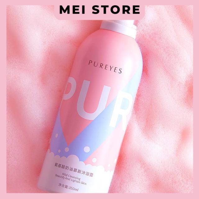 Sữa Tắm Pureyes Tạo Bọt Trắng Da 350ml