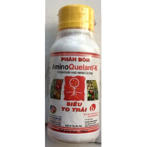 Phân bón lá Amino Quelant - K siêu to trái 100ml