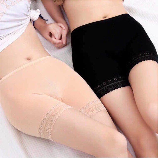 Quần đùi mặc váy chất cotton mềm thoáng mịn freesize từ 45-60kg