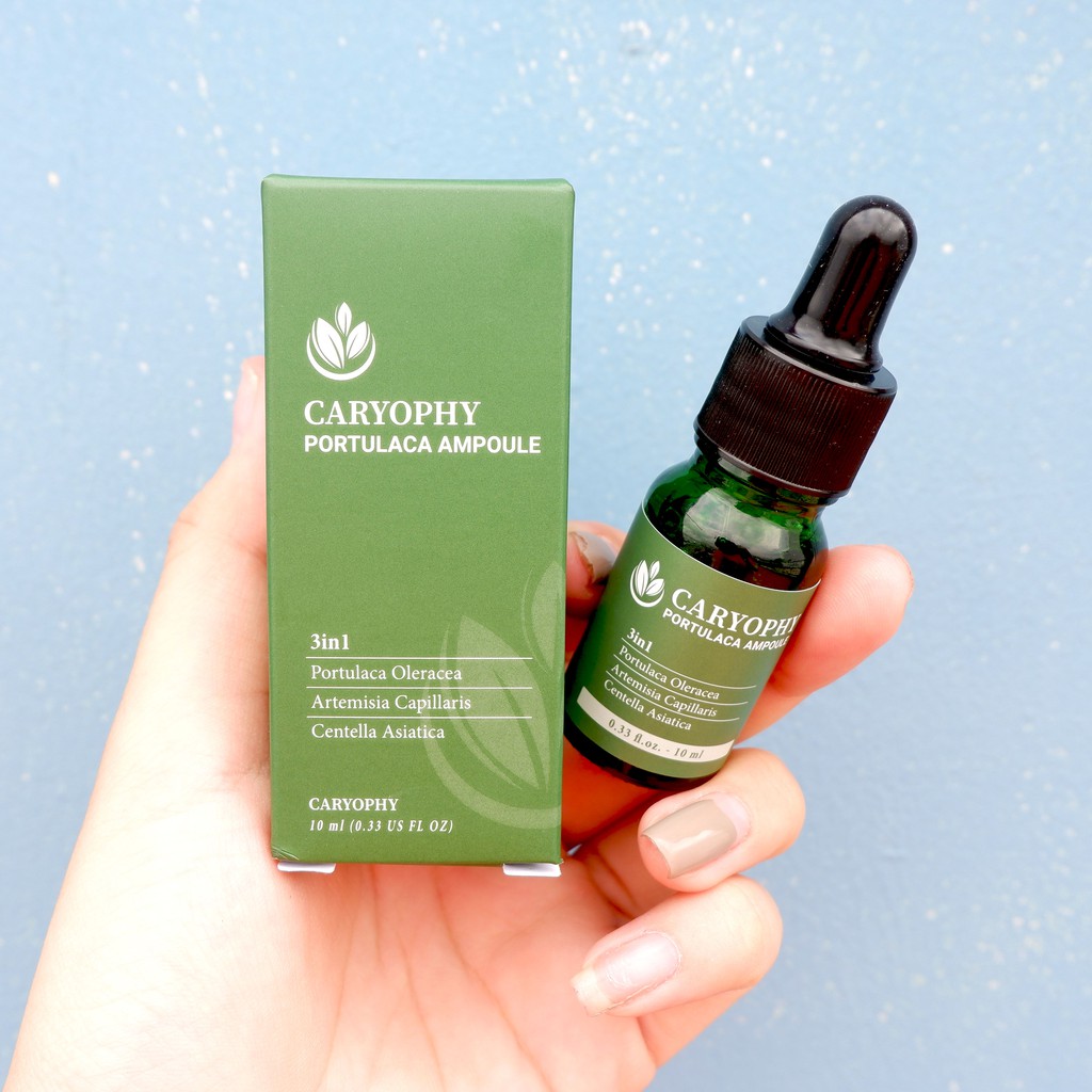 Serum hỗ trợ giảm và ngăn ngừa mụn CARYOPHY PORTULACA AMPOULE 10ML