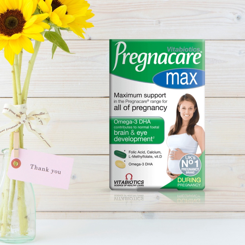 Vitamin cho mẹ bầu Pregnacare Max