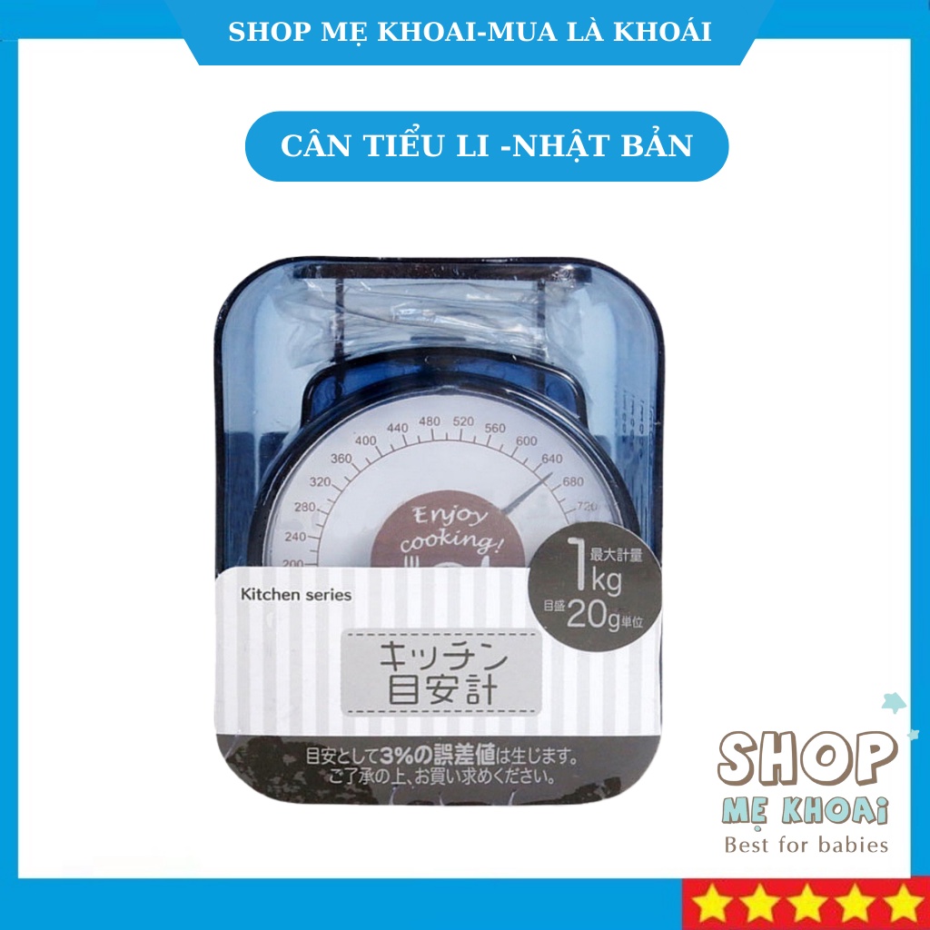 Cân tiểu ly, Cân Nhà Bếp Mini Nhật Bản - Shop Mẹ Khoai
