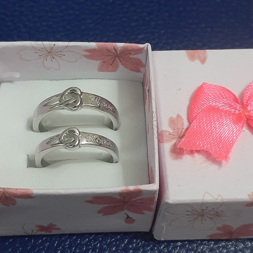 Nhẫn Cặp Đôi Thời Trang Bạc 925 Chữ Love Lãng Mạn Cho Tình Nhân - số lượng 02 chiếc - (tặng hộp đựng nhẫn cực xinh)