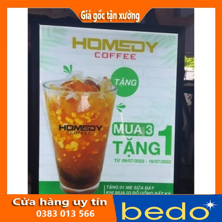 tranh điện bật nắp không viền sang trọng - BEDO