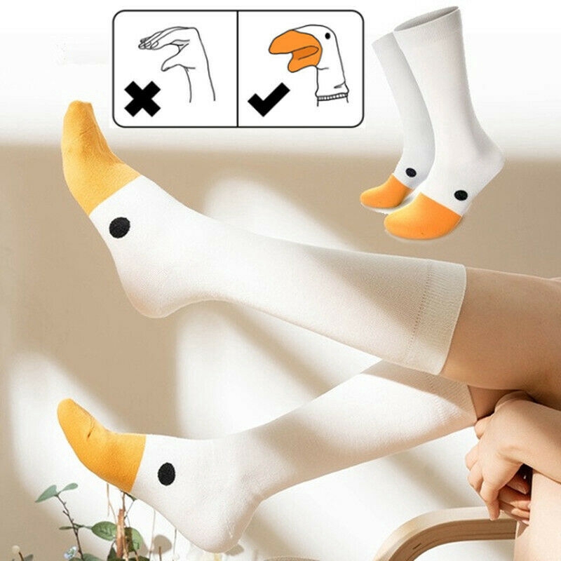 Đôi tất cotton thoáng khí in hình động vật xinh xắn cho nam nữ