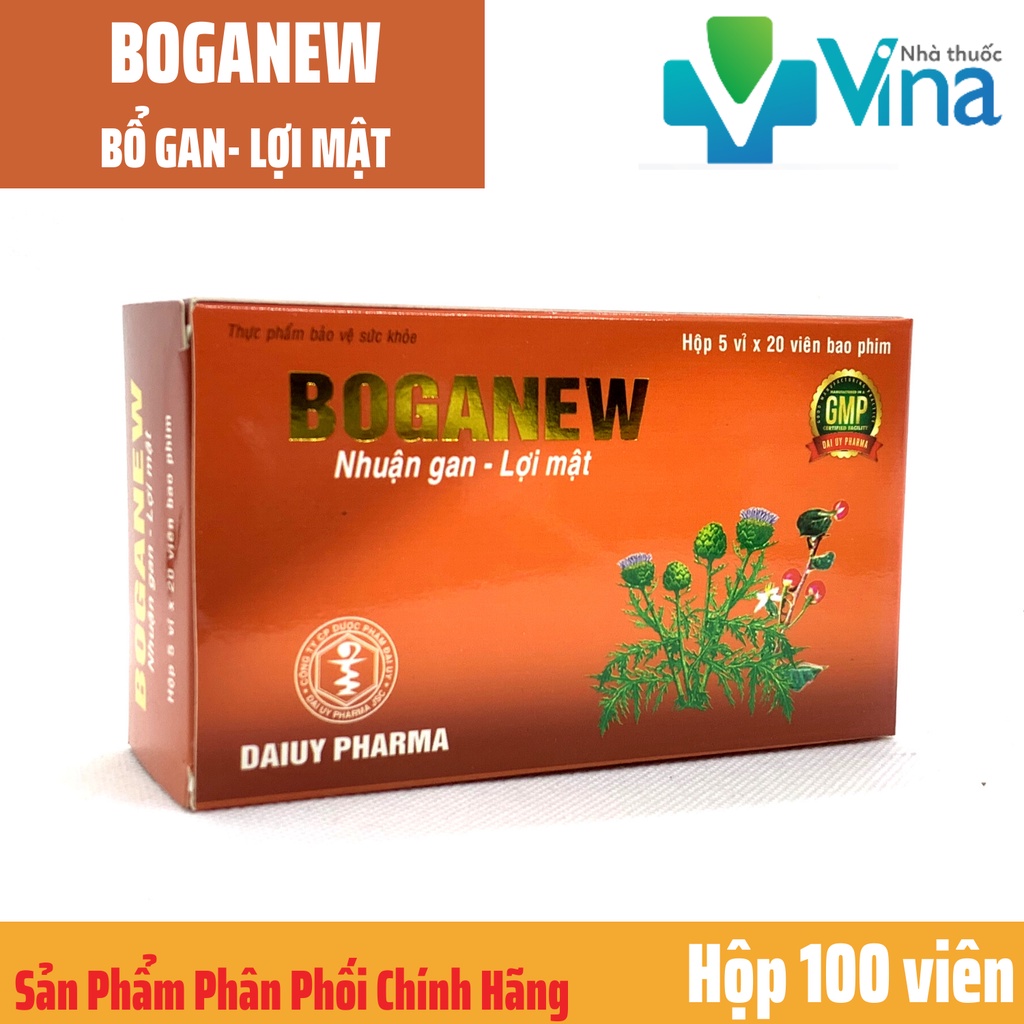 Boganew ,Nhuận gan lợi mật, Bổ Gan, Mát Gan Giải Độc Gan, tăng cường chức năng gan