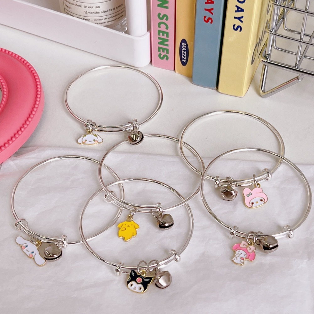 Vòng Tay Mặt Hình Thỏ Hoạt Hình Dễ Thương Cho Bạn Bè