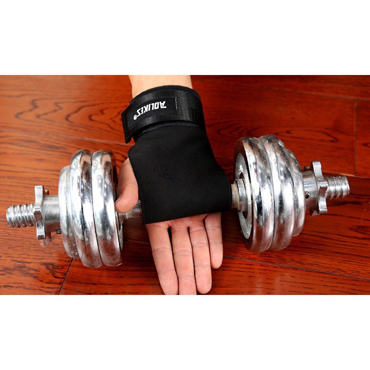 Băng cổ tay nâng tạ NO PAIN NO GAIN chính hãng Aolikes 7639  Dây kéo lưng trợ lực cổ tay thể thao chinhhang