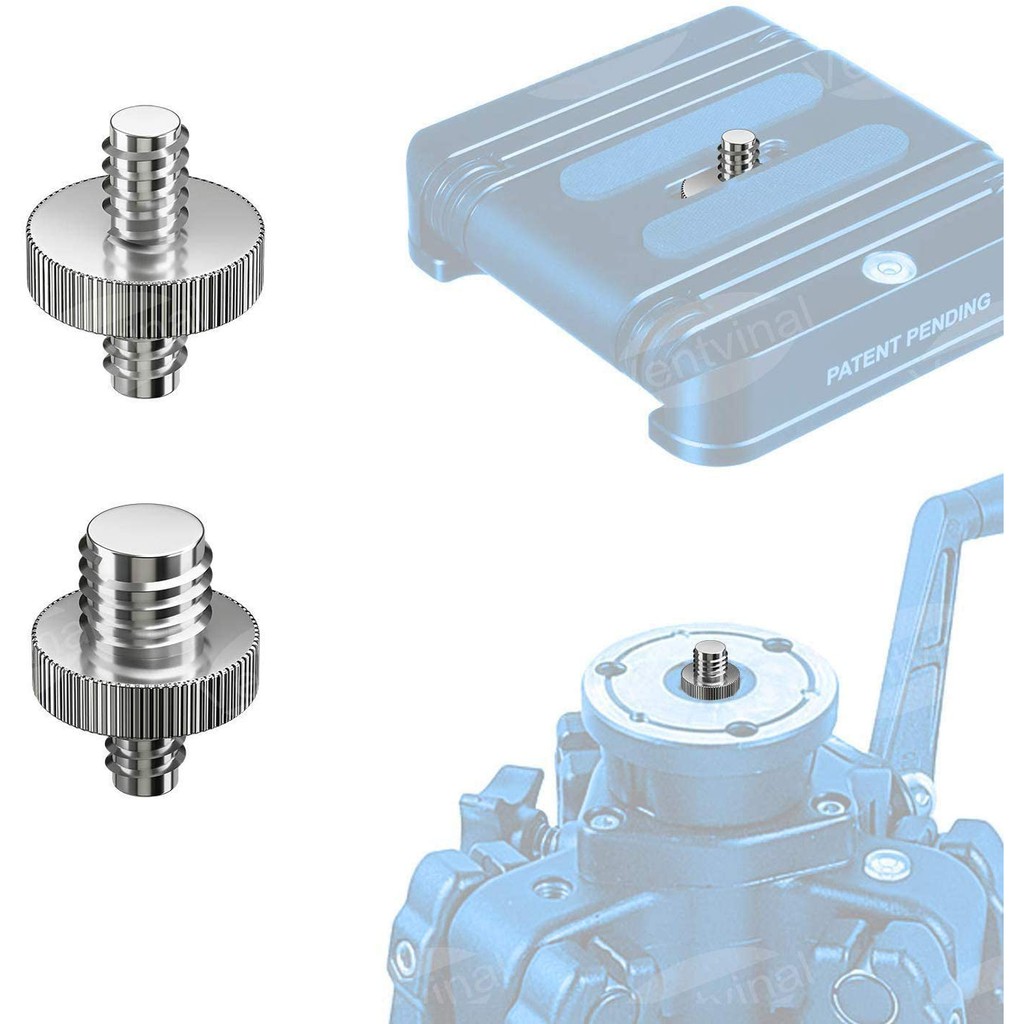 Ốc điều hợp vít ren LAMMCOU đầu vặn sang lỗ vặn chuyển đổi bộ ngàm cho giá đỡ đèn ba chân máy ảnh