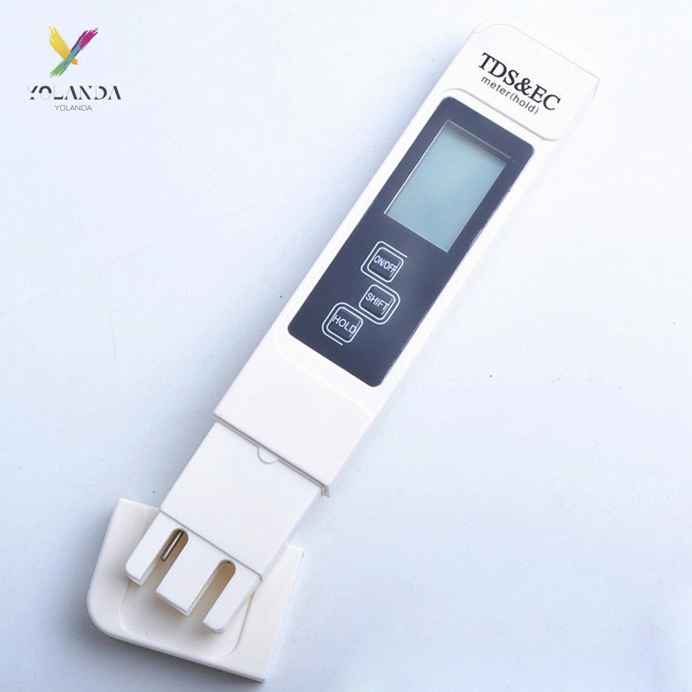 Máy Đo Độ Ph Của Nước Tds Ec Màn Hình Lcd Kỹ Thuật Số Ppm