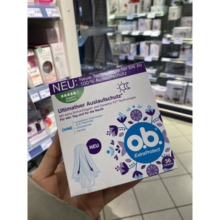 Băng vệ sinh tampon OB Đức mẫu mới 2021