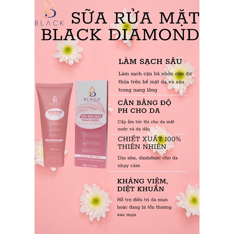 [Tặng Sữa rửa mặt thiên nhiên] Serum Black Diamond Tri mun thải độc dưỡng da kiềm chiết xuất nhân sâm nấm linh chi đỏ | BigBuy360 - bigbuy360.vn