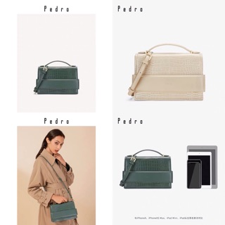 Pedro - Túi Pedro vân da cá sấu Pw2-76390038