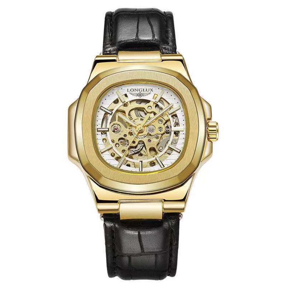 [MÁY CƠ - CHÍNH HÃNG- CHỐNG NƯỚC] Đồng hồ nam LONGLUX chính hãng MÁY CƠ fullbox bảo hành 12 tháng | BigBuy360 - bigbuy360.vn