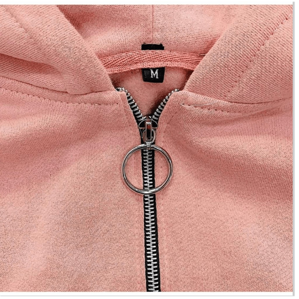 [FREESHIP] Áo khoác nữ form rộng đi học, áo hoodie nữ form rộng có dây kéo cánh dơi - Thời Trang Nữ 4YOUNG