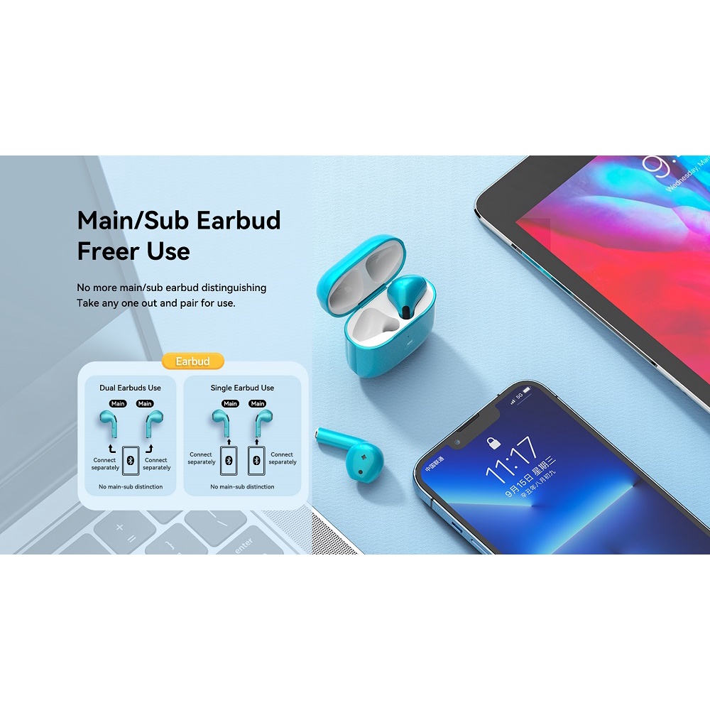 Tai nghe Bluetooth TWS Remax TWS-10i Metal V5.3- Kết nối 2 tai độc lập, Nhỏ gọn, Vỏ kim loại - Phụ Kiện 1986