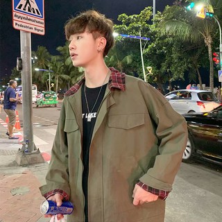 Áo Khoác Thời Trang Mùa Thu Phong Cách Retro Nhật Bản Cho Nam