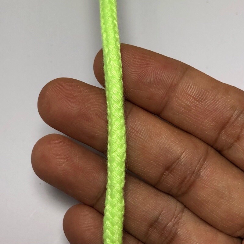 20 mét - Dây Cotton 4mm có lõi oval mền êm tay dùng làm macrame, trang trí, căng lều