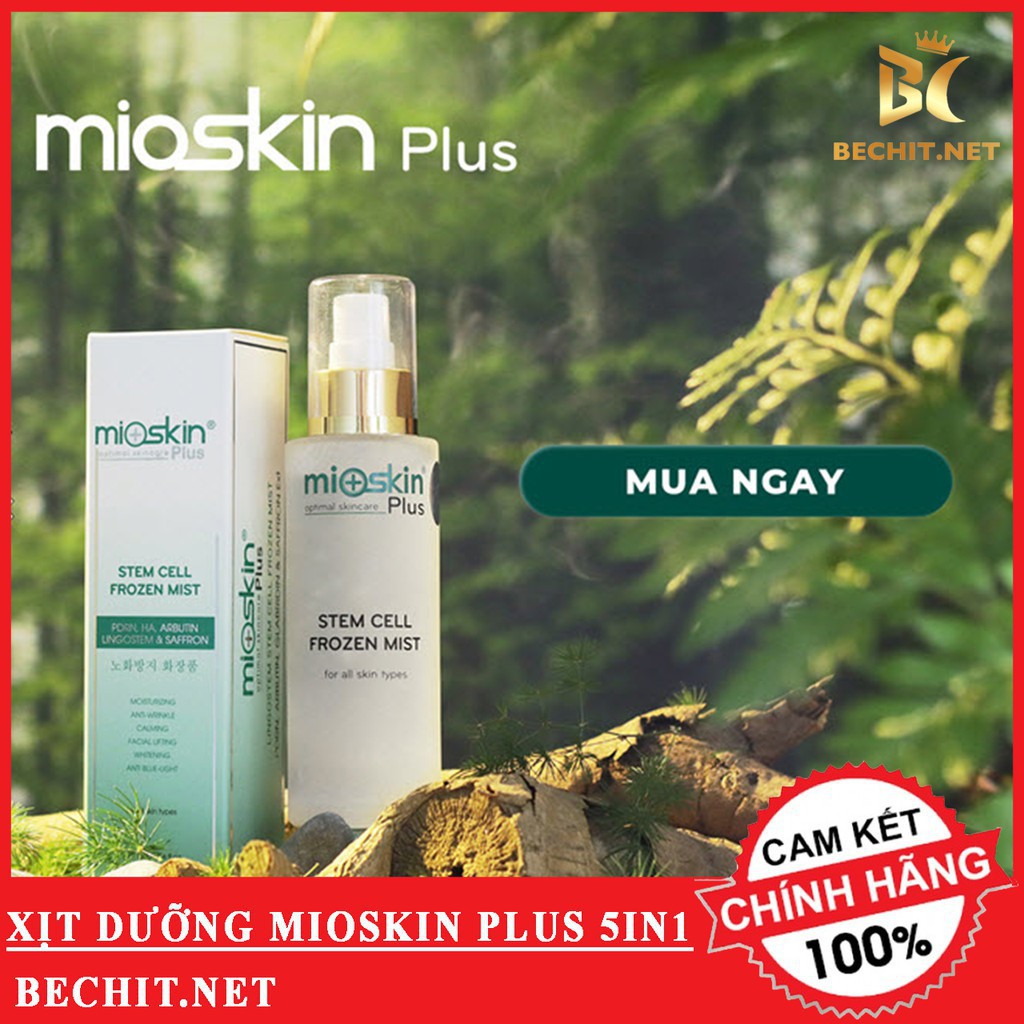 Mioskin Plus - Xịt Dưỡng Mioskin Hàn Quốc- Cấp ẩm Dưỡng Trắng và Tái tạo Da Ngăn Mụn Nám Tàn Nhang Lão Hóa