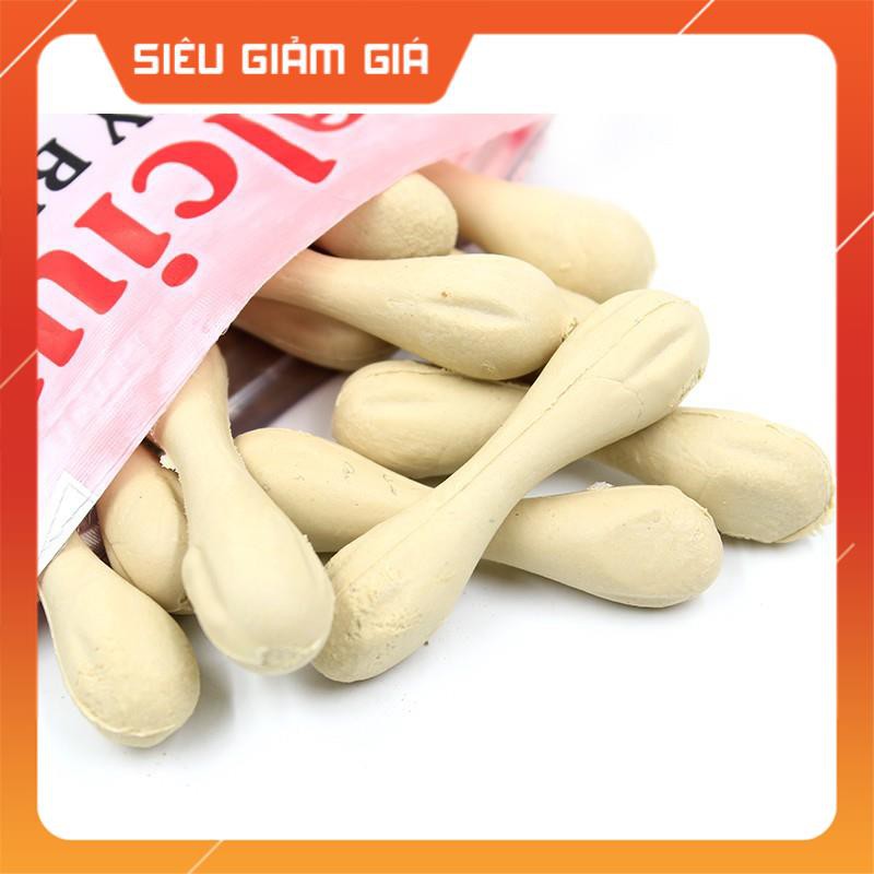 Xương gặm vị sữa cho chó Mini Calcium Milk Soft Bones zubumshop