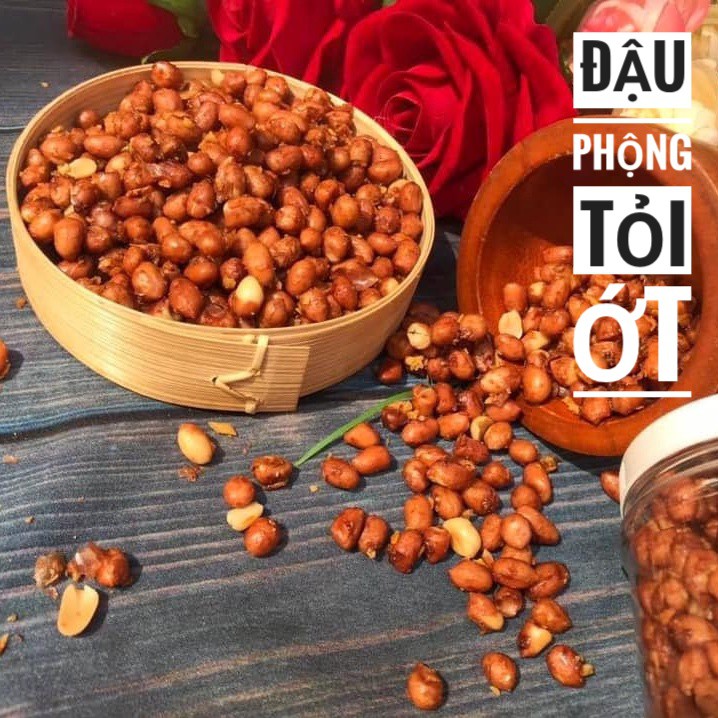 Đậu Phộng Tỏi Ớt Lon 180Gr