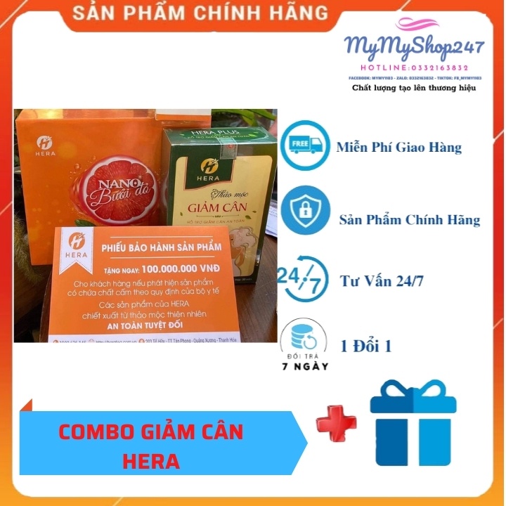 ✅ giảm cân nhanh với COMBO BAY MỠ 4 Plus 6 Nano Bưởi