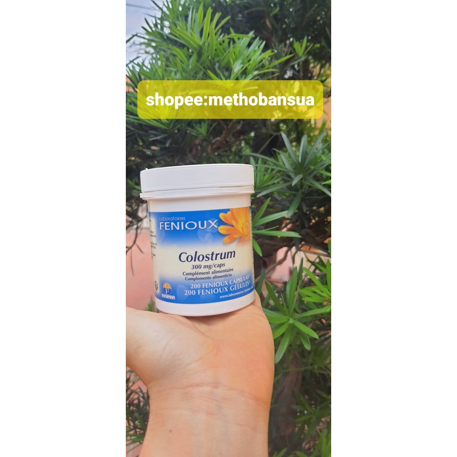 (Date T1/2025)Sữa non Pháp Fenioux Colostrum hộp 200 viên