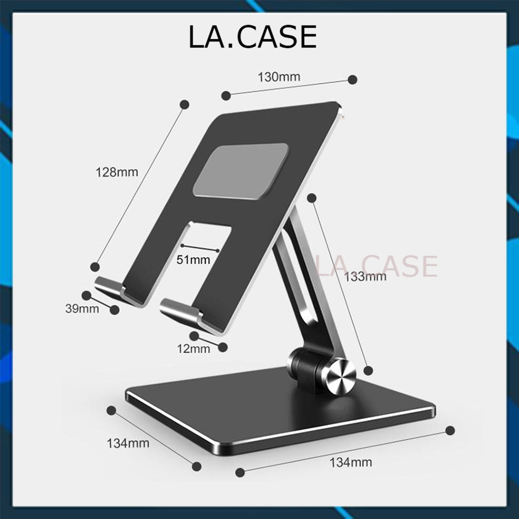 GIÁ ĐỠ KIM LOẠI NHÔM IPAD / TABLET / ĐIỆN THOẠI CAO CẤP - SANG TRỌNG - CHỐNG TRƯỢT