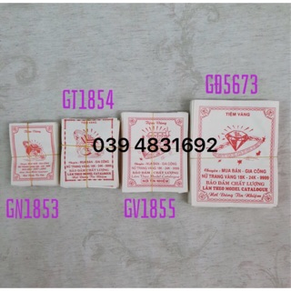 Túi giấy đựng nhẫn vàng, dây chuyền, vòng, kiềng tay