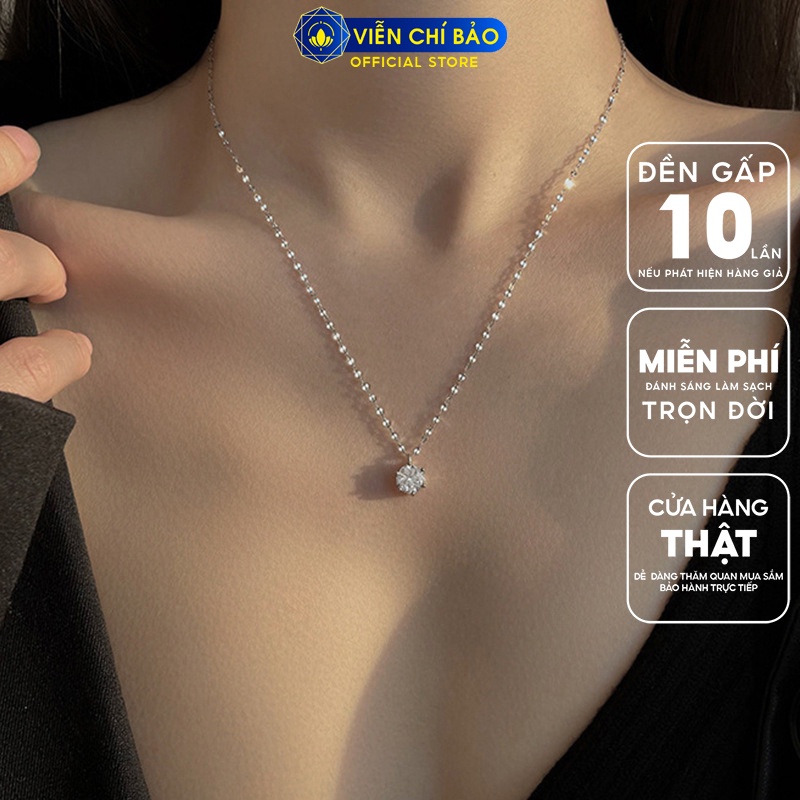 Dây chuyền bạc nữ tinh tú chất liệu bạc 925 thời trang phụ kiện trang sức nữ Viễn Chí Bảo D400769