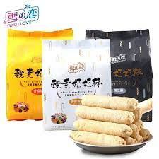 Bánh cuộn ngũ cốc Yuki &amp; Love Đài Loan gói 160gr (3vị)