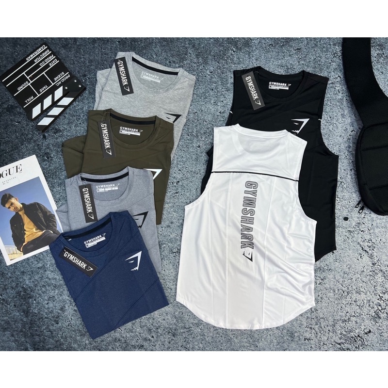 ÁO TANKTOP NAM GYMSHARK VẢI THUN LẠNH MÁT