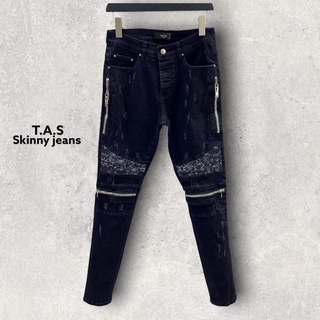 Mẫu quần Biker Jeans 4 khoá