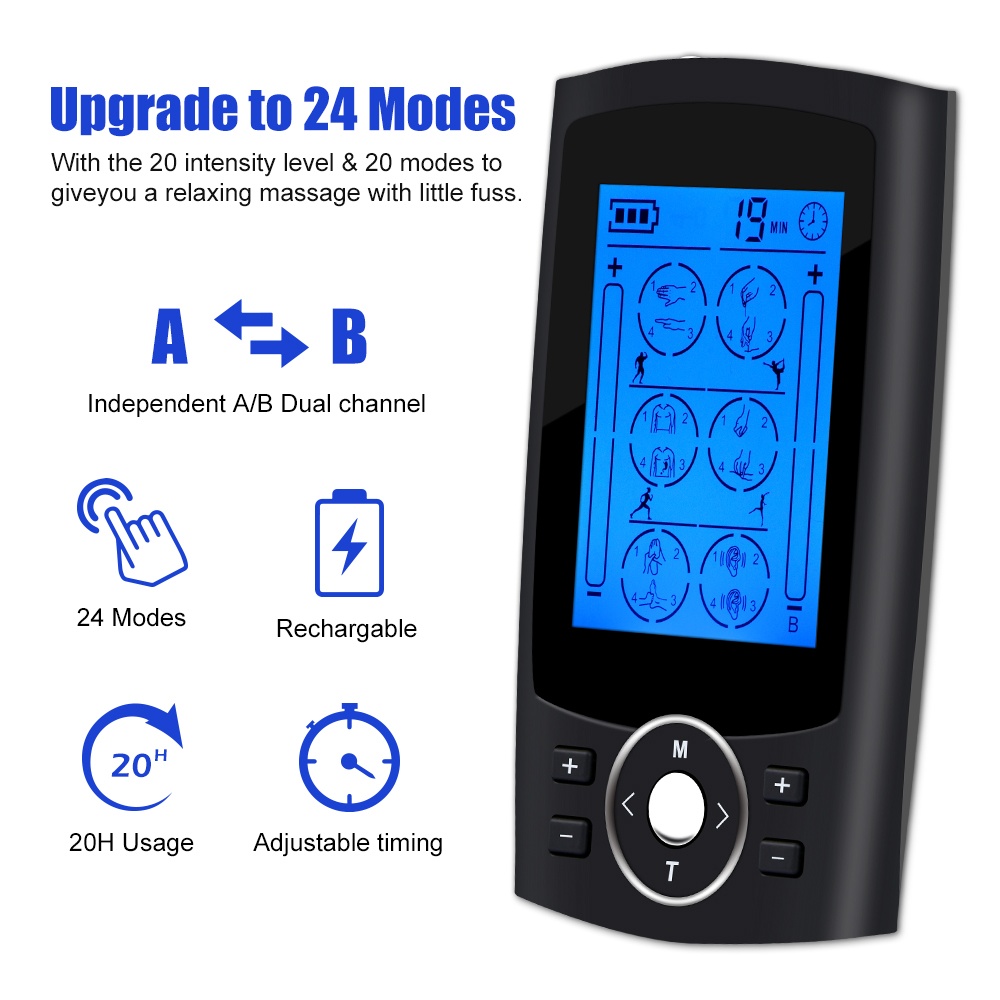 TENS Machine 28-Mode TENS Unit Digital Therapy Machine Body Massager Massage Device Physiotherapy Dropshipping