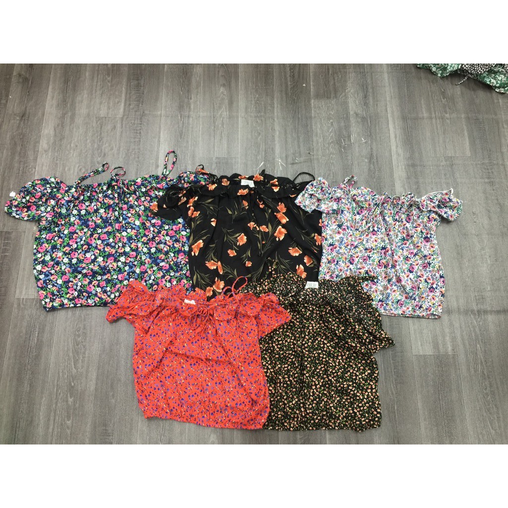 Áo Croptop Kiểu Nữ SIENNA SKY Voan Still Cổ Thuyền Bẹt Vai Hai Dây