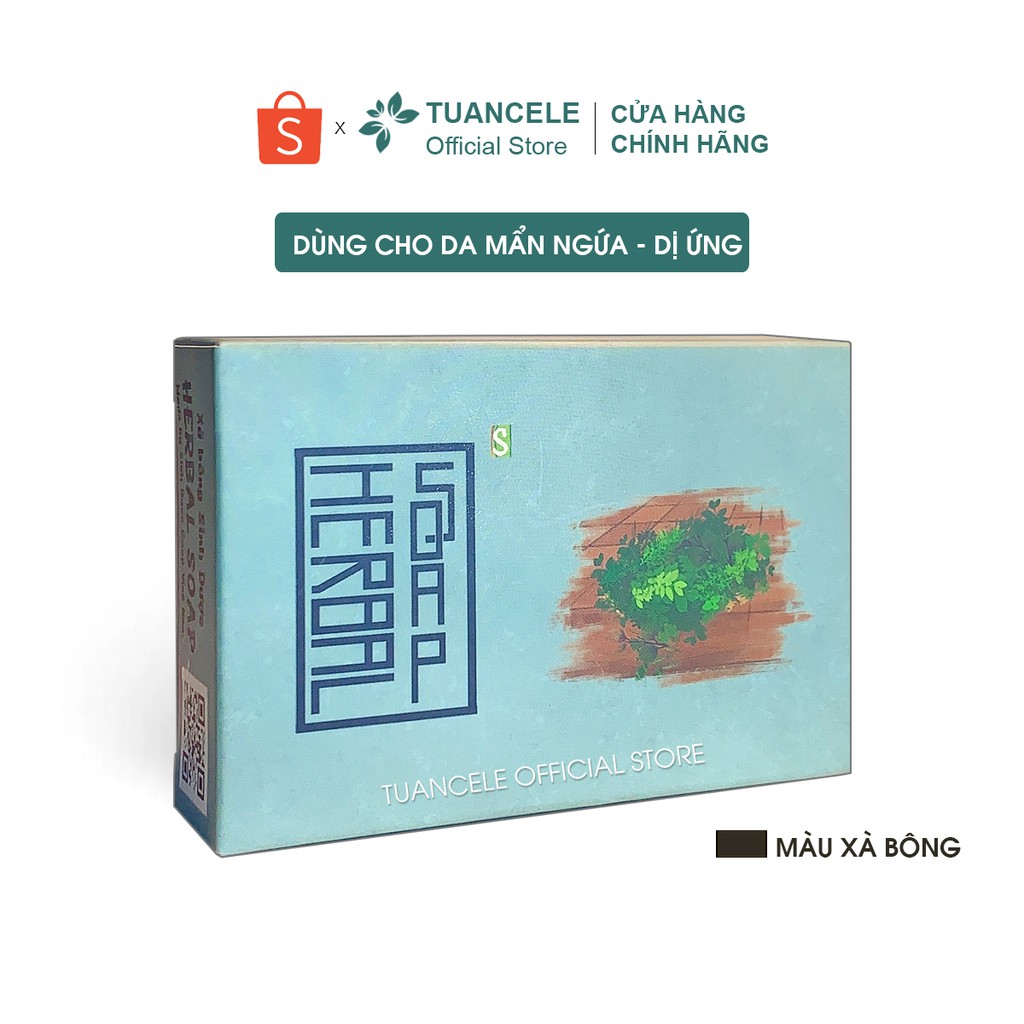 Xà Phòng thiên nhiên Cao Thảo Dược Herbal Soap Sinh dược hiệu quả cho các chứng dị ứng mẫn ngứa 100gr