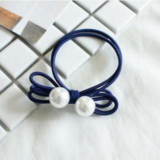 Cột tóc nơ kèm hạt trai