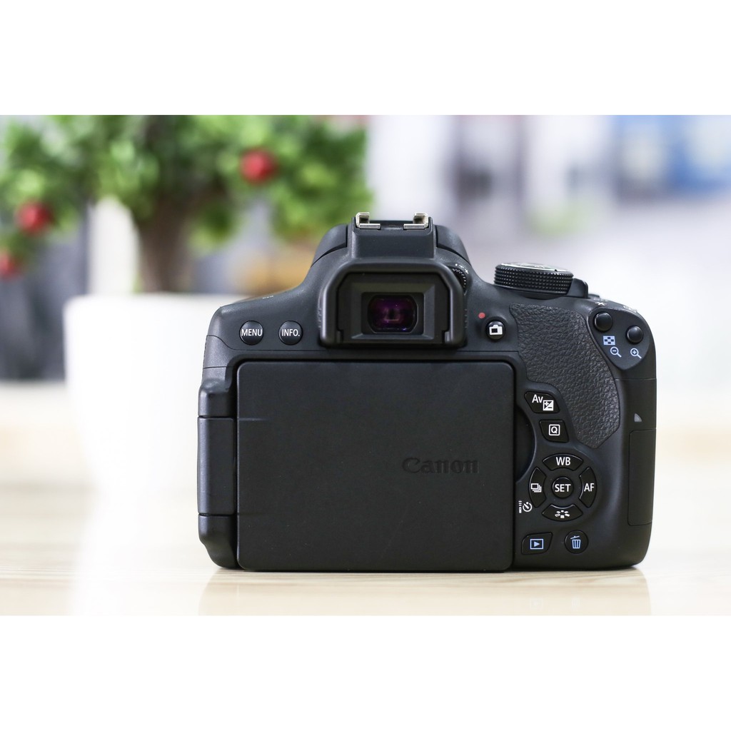 Máy ảnh Canon 750d + ống kính 18-55mm is stm - 24.2 Megapixel - Hàng chính hãng - Mới 98%