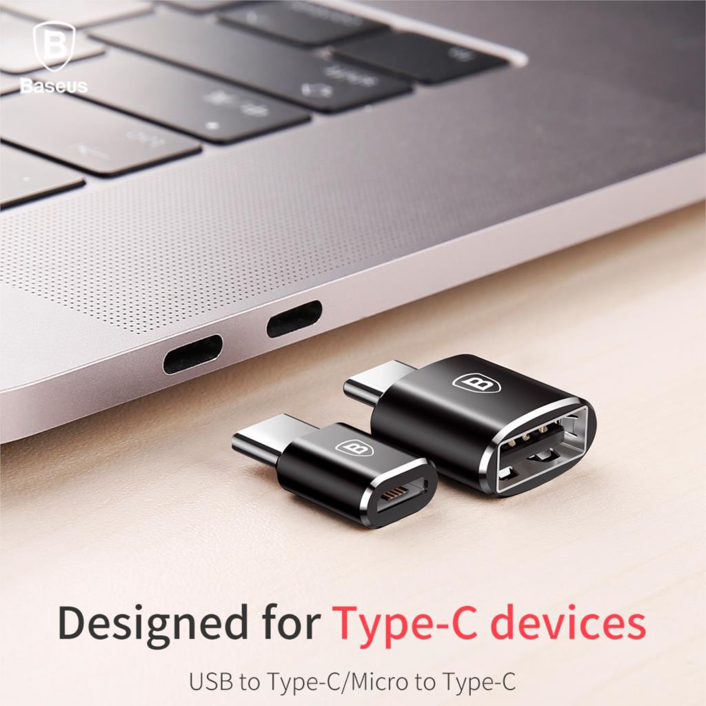 Đầu Chuyển Type-C sang USB OTG Baseus (Chính hãng)