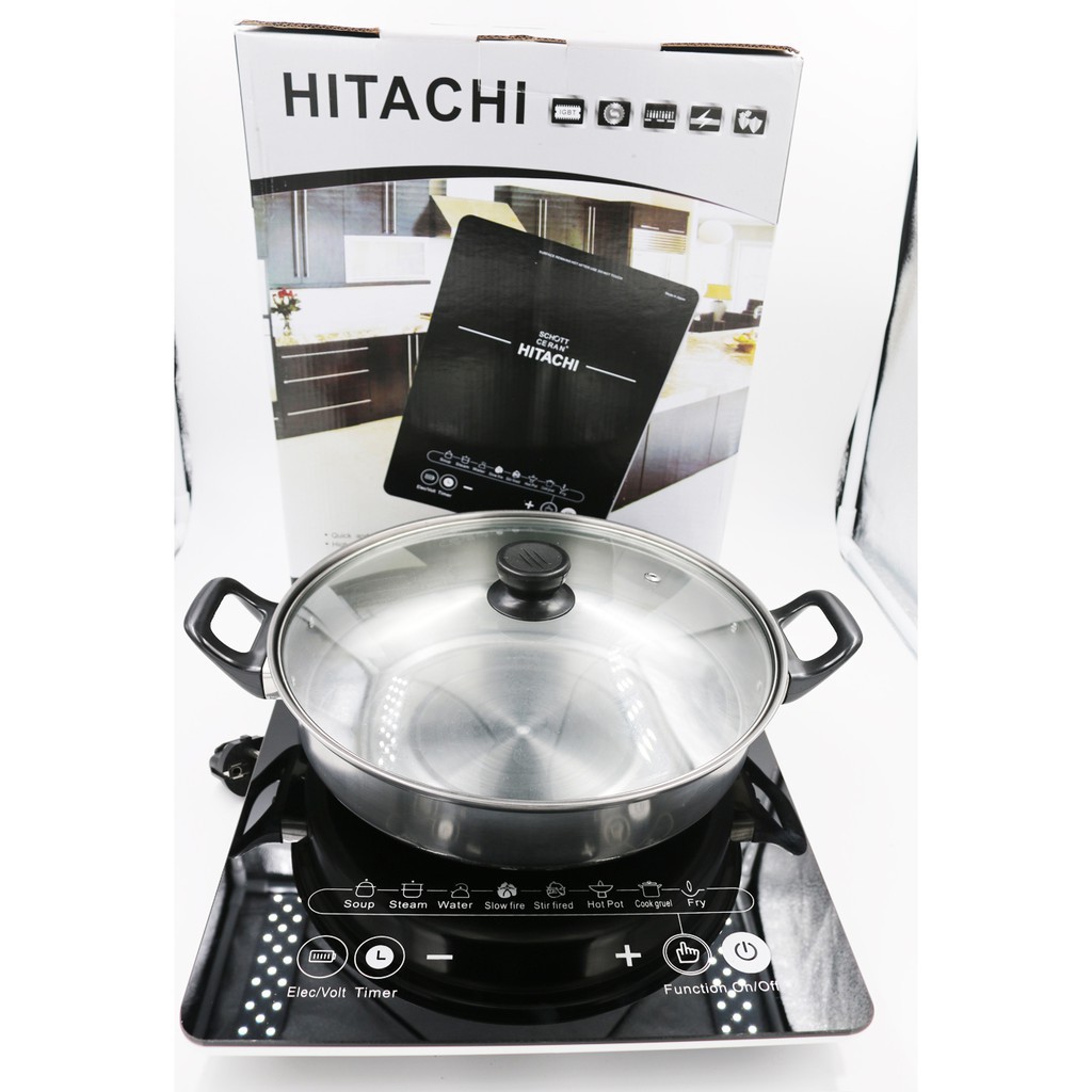 Bếp từ đơn cảm ứng cao cấp Hitachi DH-15T7 2200W ( tặng kèm nồi )