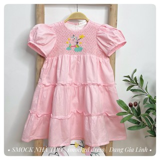 Đầm smock thêu tay Unicorn