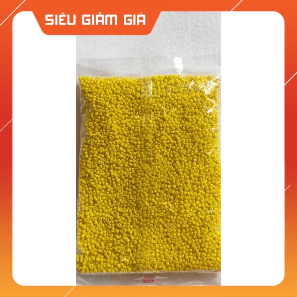 [siêu sale] Gía sỉ 100gr Cườm đục đủ size trung 3mm- phụ liệu làm đồ Handmade làm hoa,kết cườm trang trí