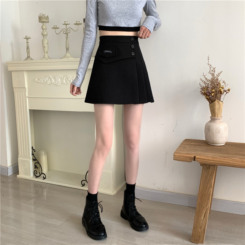 Chân Váy Chữ A Xếp Ly Phong Cách Hàn Quốc Trẻ Trung Với 2 Màu Tùy Chọn | BigBuy360 - bigbuy360.vn