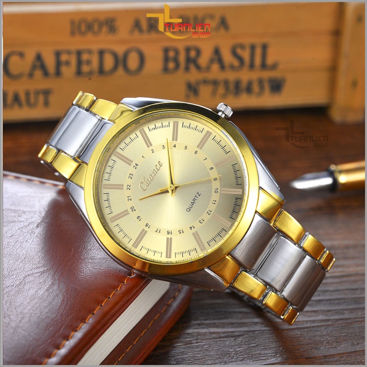 Đồng Hồ Nam CHANCE Dây Thép Đúc Đặc, Phong Cách Doanh Nhân F99