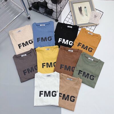 Áo phông in chữ FMG nhiều màu sắc