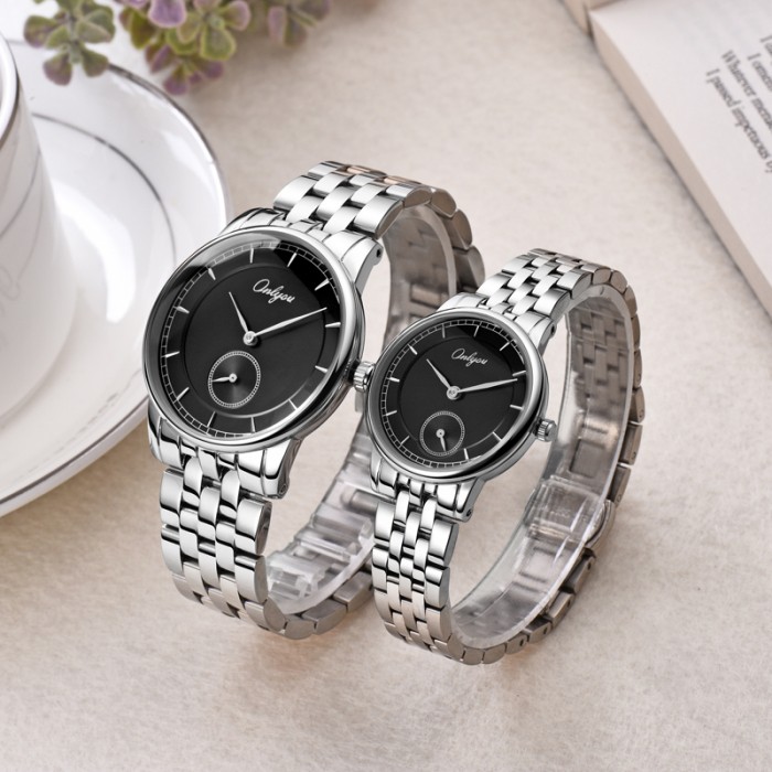 Đồng hồ Onlyou Nam 83030GB Dây thép không gỉ 40mm