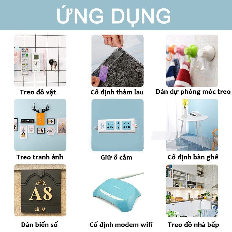 Băng Keo 2 Mặt 3M Nano Trong Suốt Siêu Dính