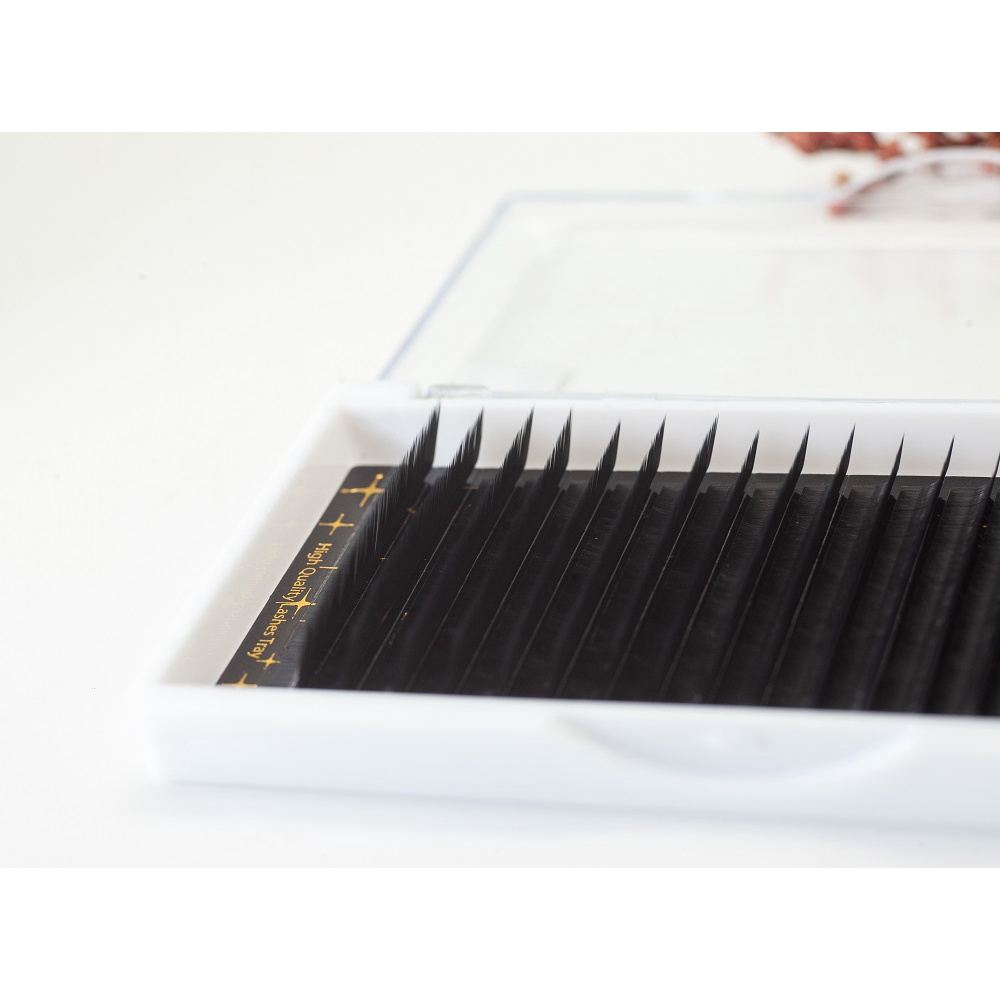 Mi chồn cong LD-L-M mi siêu mềm khay Mix 8-14